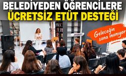 Belediyeden öğrencilere ücretsiz etüt desteği
