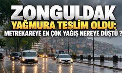 Zonguldak yağmura teslim oldu: Metrekareye en çok yağış nereye düştü?