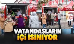 Vatandaşların içi ısınıyor
