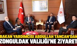 Bakan Yardımcısı Abdullah Tancan’dan Zonguldak Valiliği’ne  ziyaret