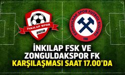 İnkılap FSK ve Zonguldakspor FK karşılaşması saat 17.00’da