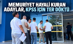 Memuriyet hayali kuran adaylar KPSS için ter döktü