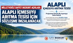 Milletvekili Saffet Bozkurt açıkladı: Alaplı İçmesuyu Arıtma Tesisi için sözleşme imzalanacak