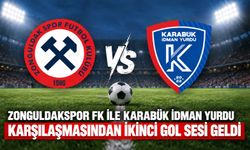Zonguldakspor FK ile Karabük İdman Yurdu karşılaşmasından gol sesi geldi