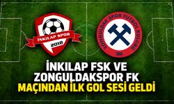 İnkılap FSK ve Zonguldakspor FK maçından ilk gol sesi geldi