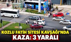 Kozlu Fatih Sitesi Kavşağı'nda kaza: 3 yaralı