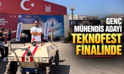 Genç mühendis adayı TEKNOFEST finalinde