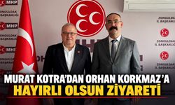 Murat Kotra’dan Orhan Korkmaz’a hayırlı olsun ziyareti