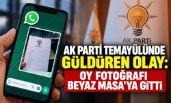 AK Parti temayülünde güldüren olay: Oy fotoğrafı Beyaz Masa’ya gitti