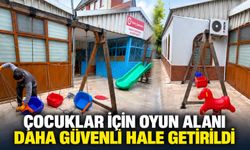 Çocuklar için oyun alanı daha güvenli hale getirildi