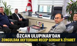 Özcan Ulupınar’dan Zonguldak Defterdarı Recep Serdar’a ziyaret