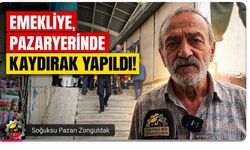 Emekliye, pazaryerinde kaydırak yapıldı!