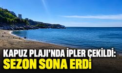 Kapuz Plajı’nda ipler çekildi: Sezon sona erdi