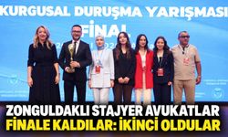 Zonguldaklı stajyer avukatlar finale kaldılar: İkinci oldular