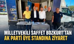 Milletvekili Saffet Bozkurt’tan AK Parti üye standına ziyaret