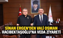 Sinan Ergen’den Vali Osman Hacıbektaşoğlu’na veda ziyareti