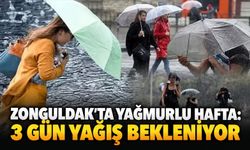 Zonguldak’ta yağmurlu hafta: 3 gün yağış bekleniyor