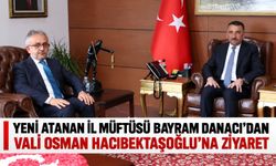 Yeni atanan İl Müftüsü Bayram Danacı’dan Vali Osman Hacıbektaşoğlu’na ziyaret