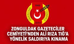 Zonguldak Gazeteciler Cemiyeti’nden Ali Rıza Tığ’a yönelik saldırıya kınama
