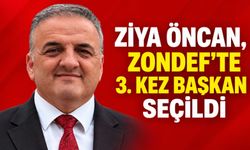 Ziya Öncan, ZONDEF’te 3. kez başkan seçildi