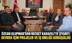 Özcan Ulupınar’dan Necdet Karaveli’ye ziyaret: Devrek için projeler ve iş birliği görüşüldü