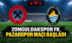 Zonguldakspor FK, Pazarspor maçı başladı