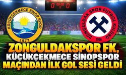 Zonguldakspor FK, Küçükçekmece Sinopspor maçından ilk gol sesi geldi