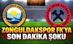 Zonguldakspor FK'ya son dakika şoku