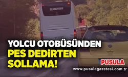 Yolcu otobüsünden pes dedirten sollama!