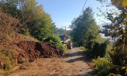 Heyelan sonrası yollar güvenli hale getirdi