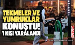 Tekmeler ve yumruklar konuştu! 1 kişi yaralandı