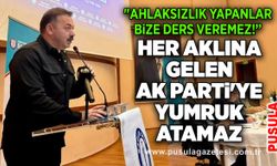 Ahlaksızlık yapanlar bize ders veremez! Her aklına gelen AK Parti'ye yumruk atamaz
