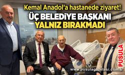 Kemal Anadol’a hastanede ziyaret! Üç belediye başkanı yalnız bırakmadı