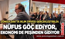 Zonguldak'ta iklim zirvesi gerçekleştirildi: Nüfus göç ediyor, ekonomi de peşinden gidiyor