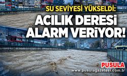 Su seviyesi yükseldi: Acılık deresi alarm veriyor!