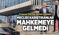 İl Genel Meclisi davası başladı: Meclisi karıştıranlar mahkemeye gelmedi