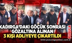 Kadırga’daki göçük sonrası gözaltına alınan 3 kişi adliyeye çıkartıldı
