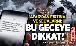 AFAD'dan fırtına ve sel alarmı: Bu geceye dikkat!