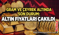 Altın fiyatları çakıldı: Gram ve çeyrek altında son durum