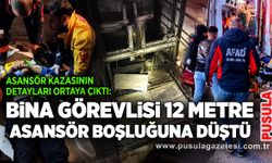 Asansör kazasının detayları ortaya çıktı: Bina görevlisi 12 metre asansör boşluğuna düştü