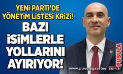 Yeni Parti'de yönetim listesi krizi! Bazı isimlerle yollarını ayırıyor