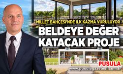 Beldeye değer katacak proje: Millet Bahçesi'nde ilk kazma vuruluyor