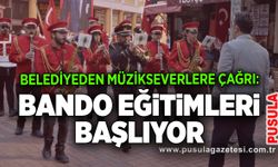 Belediyeden müzikseverlere çağrı: Bando eğitimleri başlıyor
