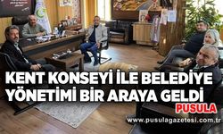 Kent Konseyi ile Belediye yönetimi bir araya geldi