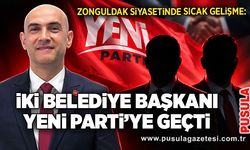 Zonguldak siyasetinde sıcak gelişme: İki belediye başkanı Yeni Parti’ye geçti