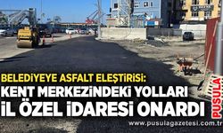 Belediyeye asfalt eleştirisi: Kent merkezindeki yolları İl Özel İdaresi onardı