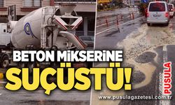 Beton mikserine suçüstü!