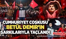 Cumhuriyet coşkusu Betül Demir’in şarkılarıyla taçlandı