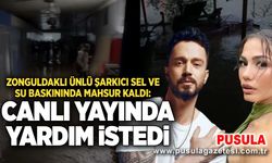 Zonguldaklı ünlü şarkıcı sel ve su baskınında mahsur kaldı: Canlı yayında yardım istedi