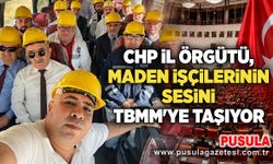 CHP İl Örgütü, maden işçilerinin sesini TBMM'ye taşıyor